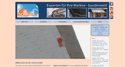 Desktop Screenshot of markisen.de